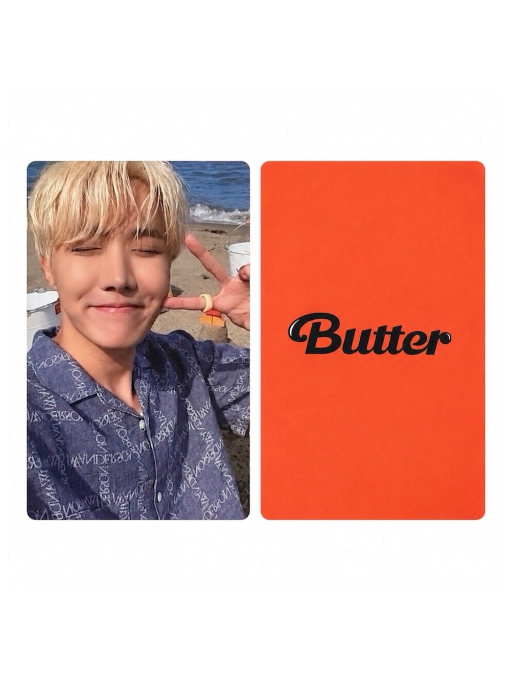 BTS BUTTER: PEACHES VERSION J-HOPE PHOTO CARD - BRAND NEW